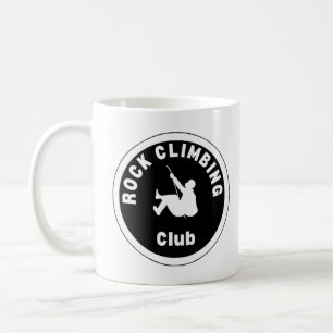 Rock climbing club coffee mug