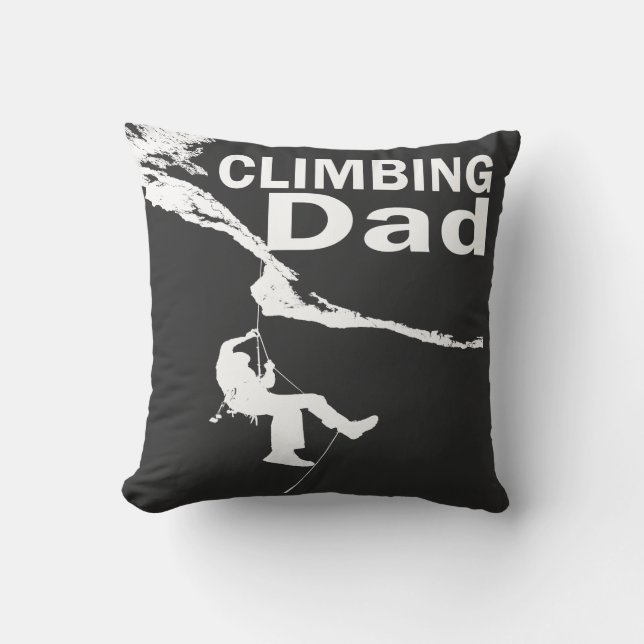 Rock climbing dad cushion (Front)