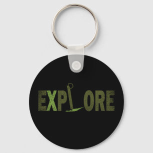 rock climbing design key ring