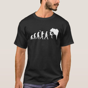 Rock Climbing Evolution Funny Climbing Design For T-Shirt