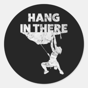 Rock Climbing For Men Women And Kids Classic Round Sticker