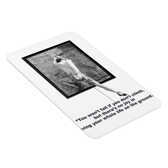 Rock Climbing fridge magnet, gift for climbers Magnet (Right Side)