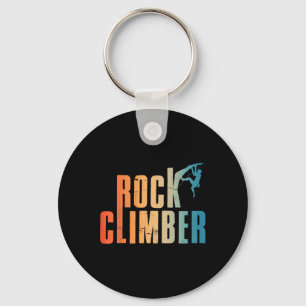 Rock Climbing Funny Bouldering Enthusiasts For Men Key Ring
