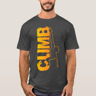 Rock Climbing Funny Bouldering Enthusiasts For Men T-Shirt