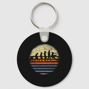 Rock Climbing Gift Evolution Rock Climber Key Ring