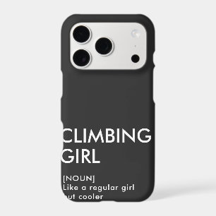 Rock Climbing girl trendy gift for her 