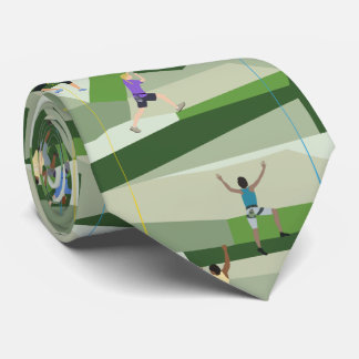 Rock Climbing Greens Neck Tie