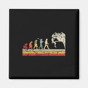 Rock Climbing Human Evolution Vintage Climber _2 Magnet