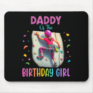 Rock Climbing Indoor Game Birthday Party Girl Matc Mouse Pad