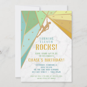 Rock Climbing Invitation for Boy 2