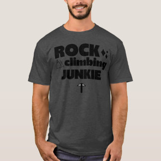 Rock climbing junkie vintage T-Shirt