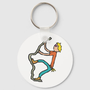 Rock Climbing Key Ring