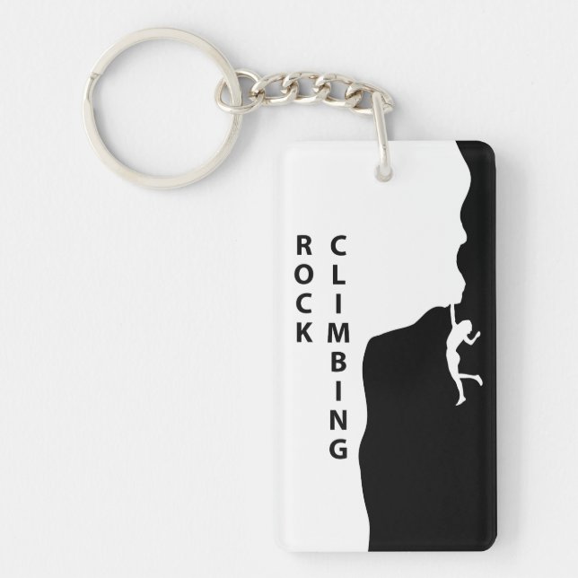 Rock climbing key ring (Front)
