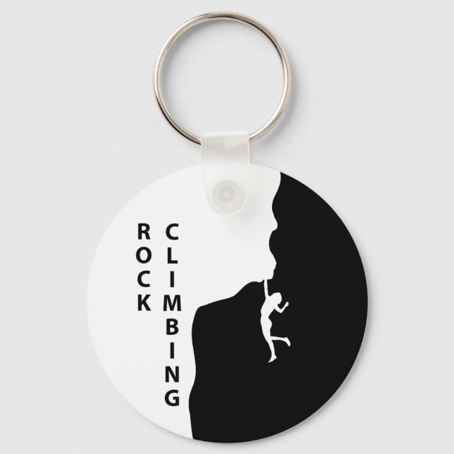 Rock climbing key ring (Front)