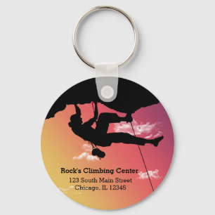 Rock Climbing Key Ring
