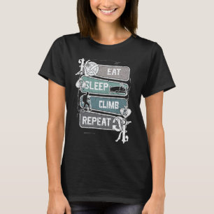 Rock Climbing King Poker Playing Mountain Climber  T-Shirt