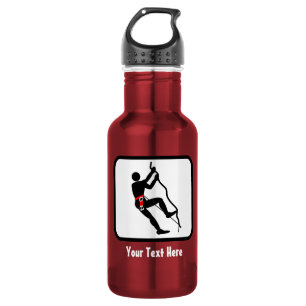 Rock Climbing Logo -- Customisable 532 Ml Water Bottle