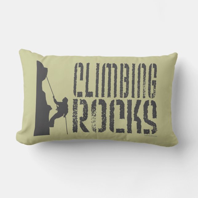 Rock Climbing Lumbar Cushion (Front)