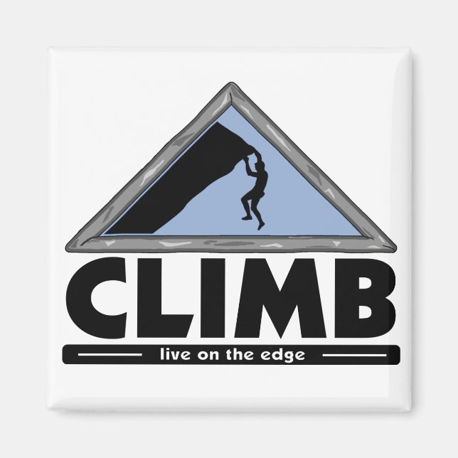 Rock Climbing Magnet (Front)