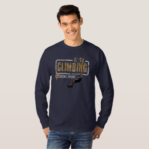 Rock Climbing   Men Long Sleeve T-Shirt