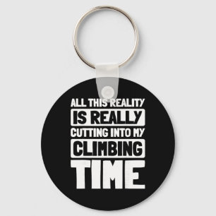 Rock Climbing Mountain Bouldering Mountaineer Clim Key Ring