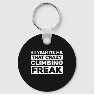 Rock Climbing Mountaineer Bouldering Climb Mountai Key Ring