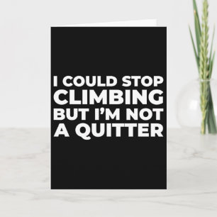 Rock Climbing Mountaineer Bouldering Mountain Clim Card