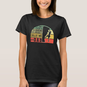 Rock Climbing Mountaineer Bouldering My Favourite T-Shirt
