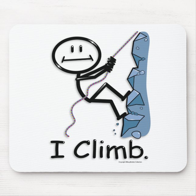 Rock Climbing Mouse Pad (Front)