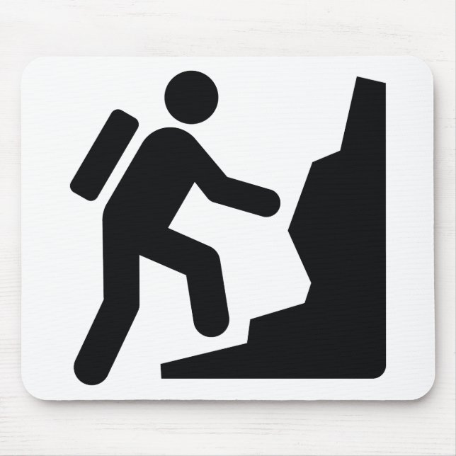 Rock Climbing Mouse Pad (Front)