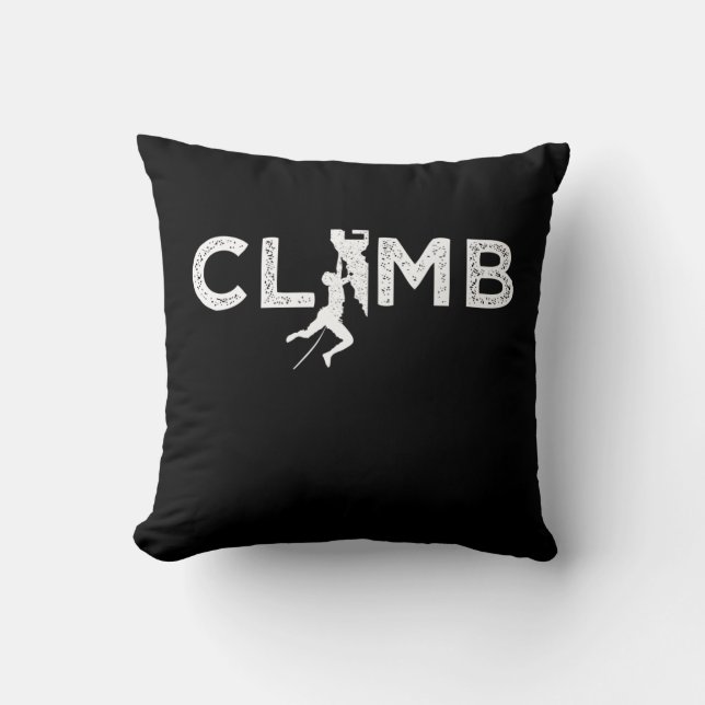 Rock Climbing Outdoor Mountain Climber Cushion (Front)