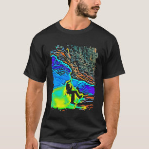 Rock Climbing Pop Art T-Shirt