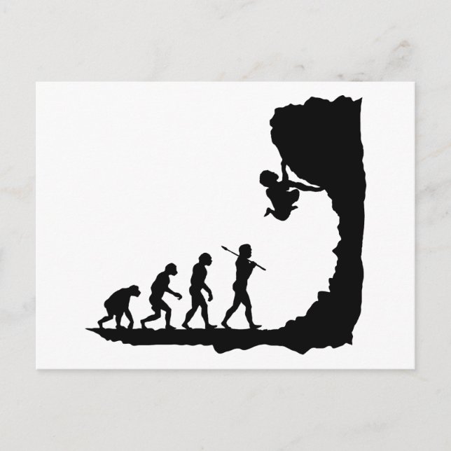 Rock Climbing Postcard (Front)