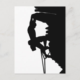 Rock Climbing Postcard