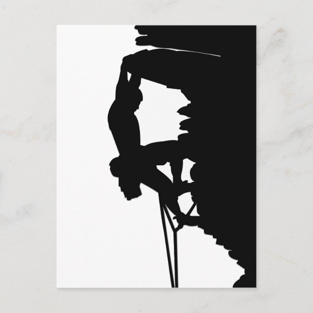 Rock Climbing Postcard (Front)