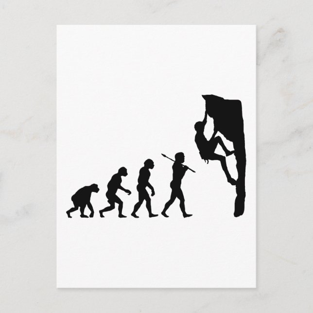 Rock Climbing Postcard (Front)