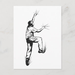 Rock Climbing Postcard