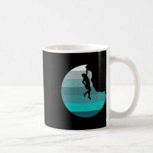 Rock Climbing Retro Bouldering Climber Vintage Sty Coffee Mug