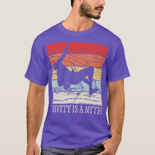 Rock Climbing Retro Bouldering T-Shirt