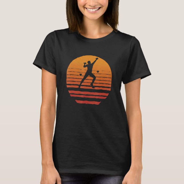 Rock Climbing Retro Mountain Climber T-Shirt (Front)