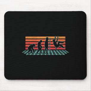 Rock Climbing Retro Vintage Bouldering 80s Style F Mouse Pad