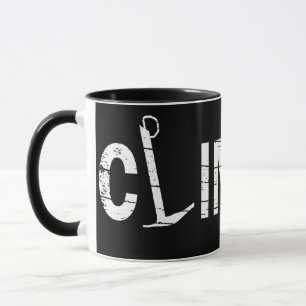 rock climbing rockclimber mug