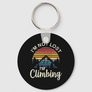 Rock Climbing Shirt - Mountain Climber Gifts - Cli Key Ring