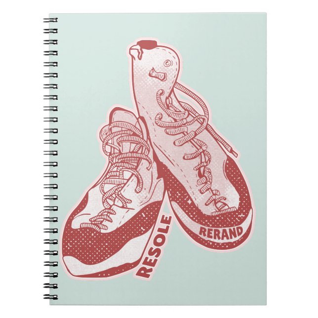 Rock climbing shoes resole notebook (Front)