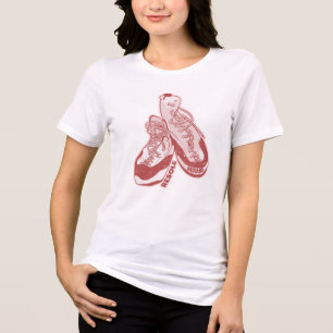 Rock climbing shoes resole Tri-Blend shirt