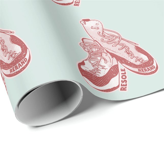 Rock climbing shoes resole wrapping paper (Roll Corner)