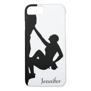 Rock Climbing Silhouette iPhone 8/7 Case