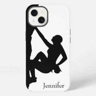 Rock Climbing Silhouette iPhone Case