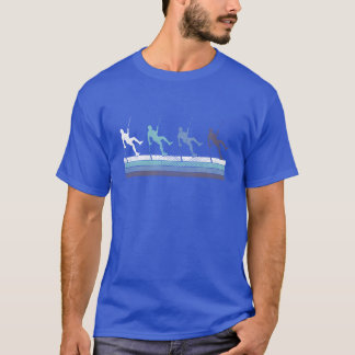 Rock Climbing Silhouettes Gradient friend T-Shirt
