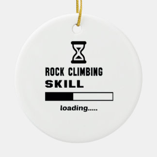 Rock Climbing skill Loading...... Ceramic Tree Decoration